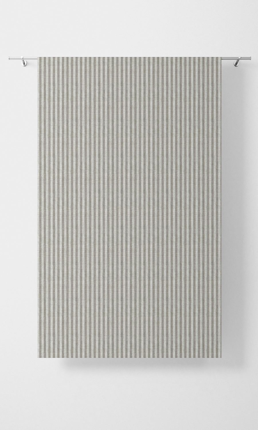 Modern Striped Home Textile Fabric Material By the Yard (Grey/ White)