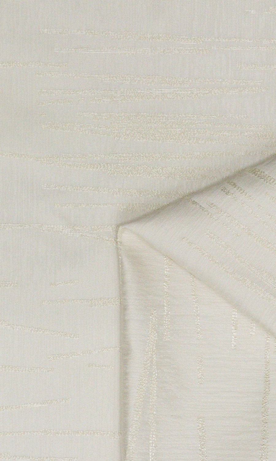 Abstract Patterned Window Treatments Fabric By the Yard (Ivory/ Pale Beige)