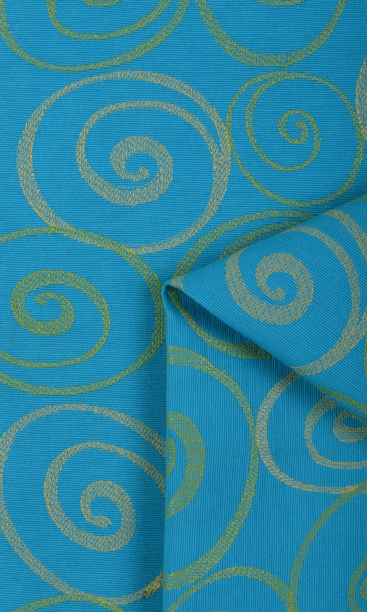 Cotton Fabric Blinds (Blue Cotton)