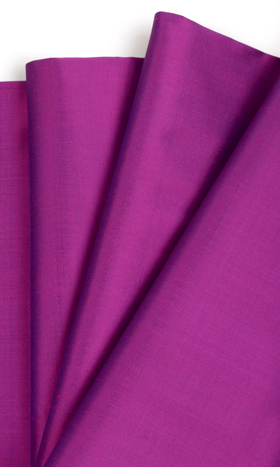 Shantung Silk Fabric Material By the Yard (Fuchsia Pink/ Purple)