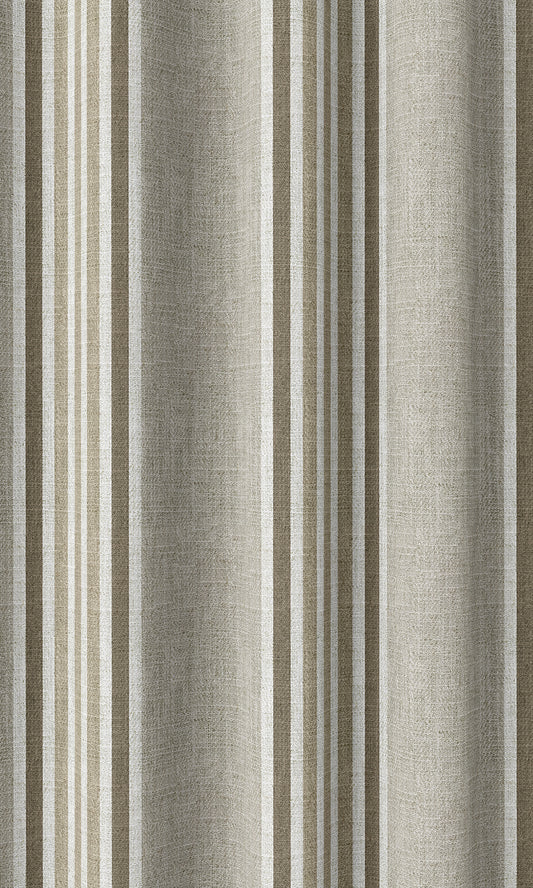 Modern Striped Roman Blinds (Tan/ Brown)