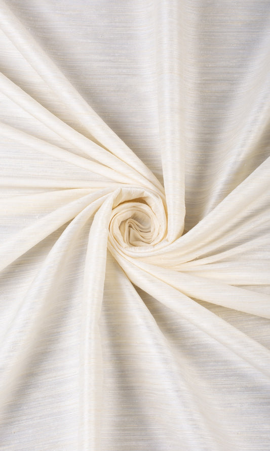 Textured Home Décor Fabric By the Yard (Warm Ivory)