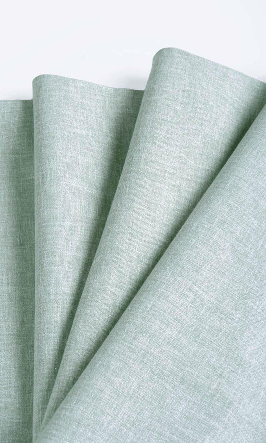 Poly-Cotton Blend Blinds (Mint Blue/ Green)