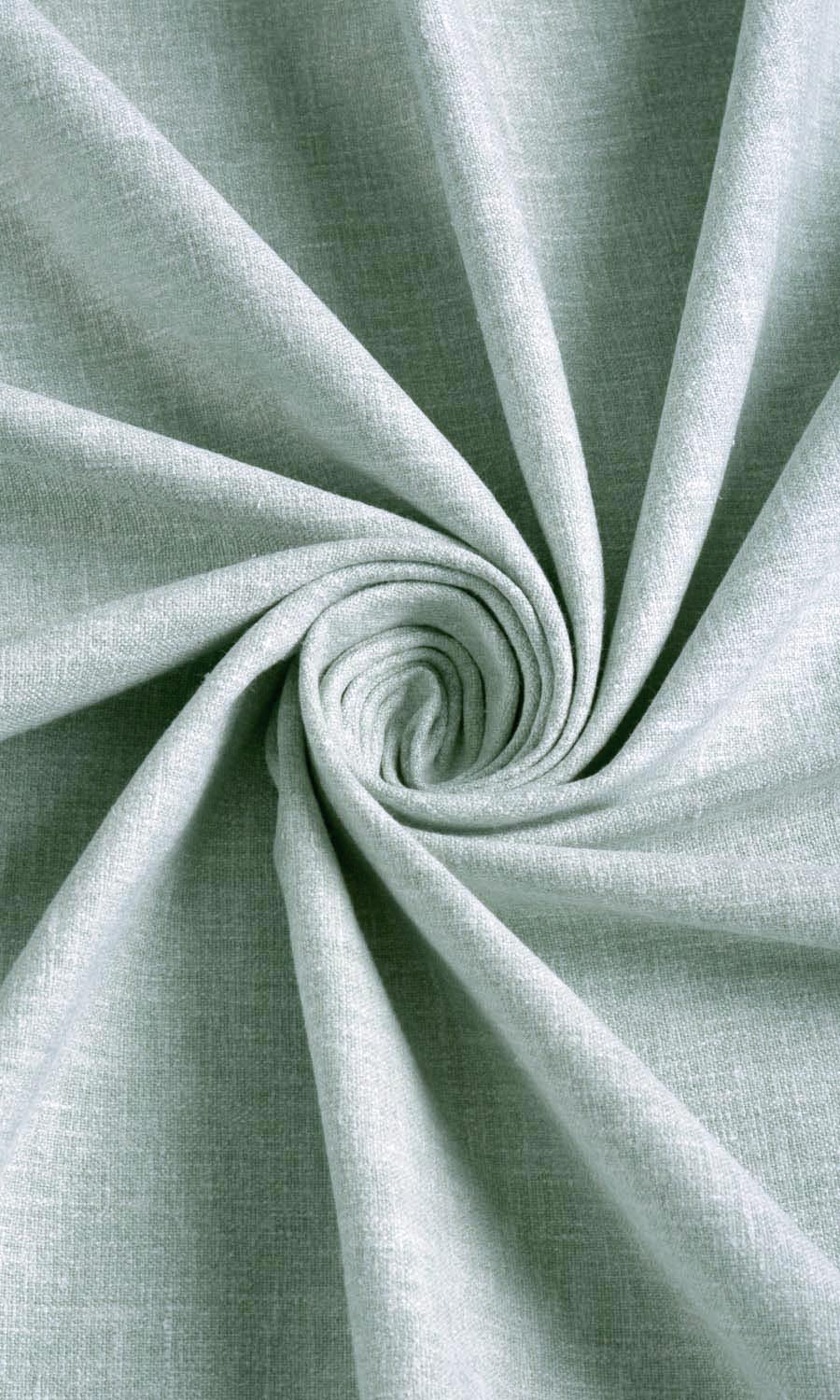 Poly-Cotton Blend Window Treatments Fabric Sample (Mint Blue/ Green)