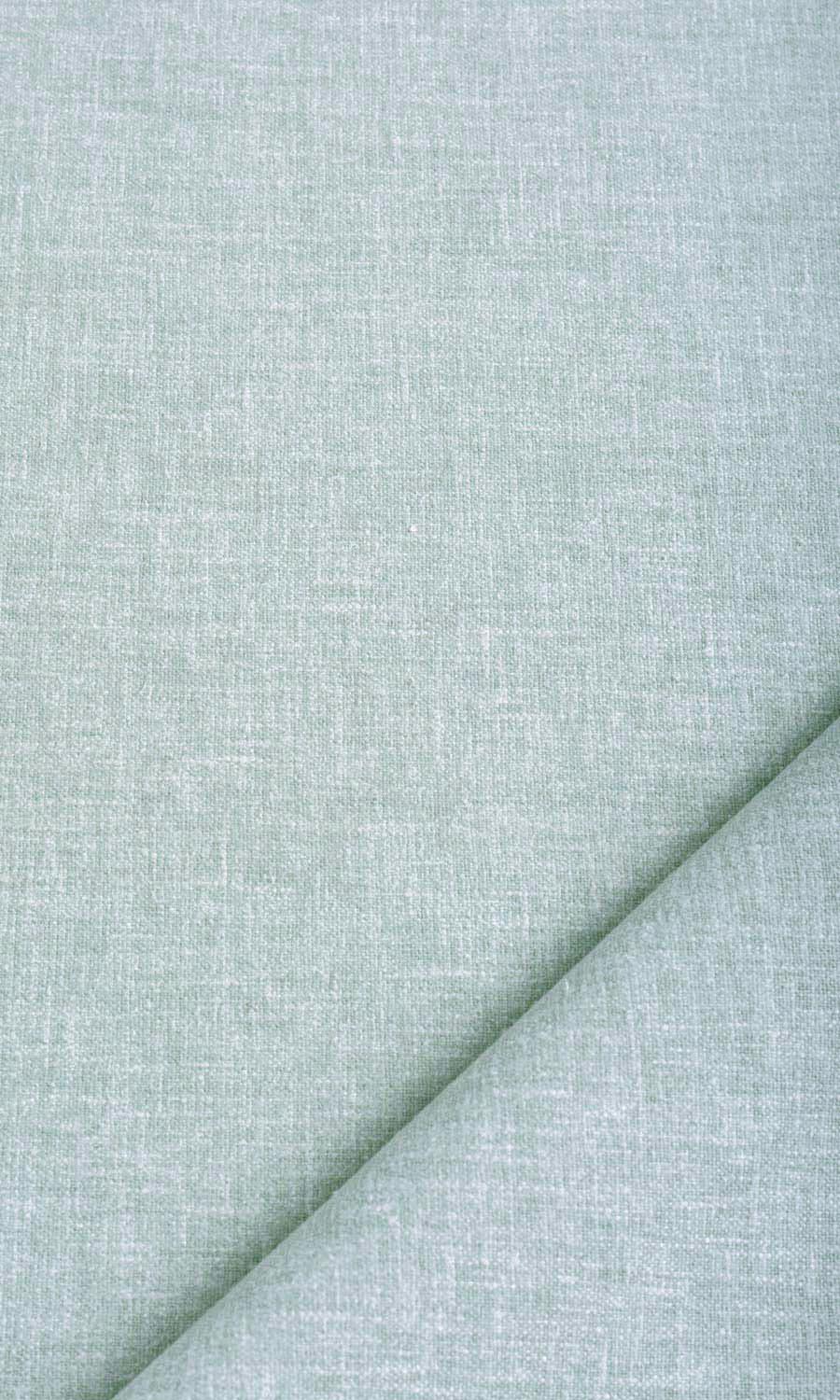 Poly-Cotton Blend Home Textile Fabric Material Sample (Mint Blue/ Green)