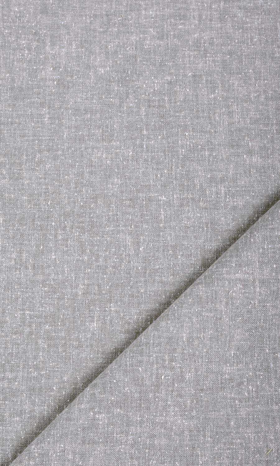 Poly-Cotton Blend Window Treatments Fabric By the Yard (Steel Grey)