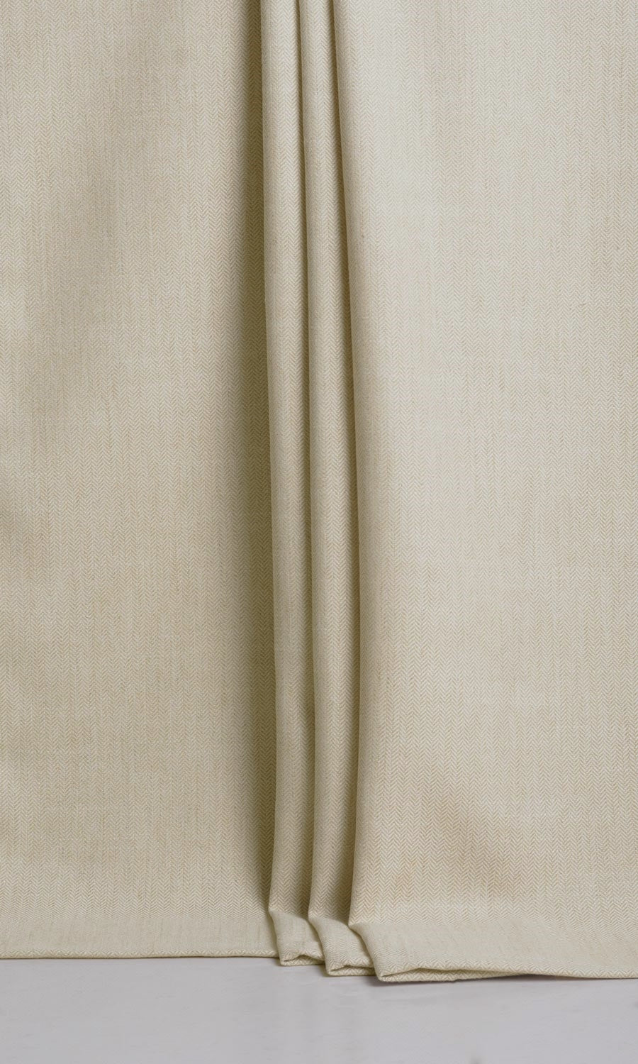 Herringbone Textured Fabric Material By the Yard (Beige)