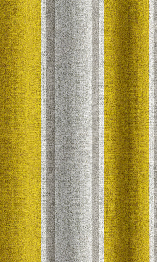 Striped Print Blinds (Linen White/ Yellow)