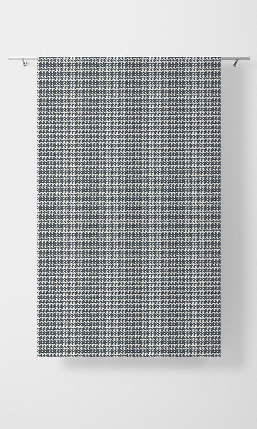 Check Patterned Fabric Material By the Metre (Slate Grey)