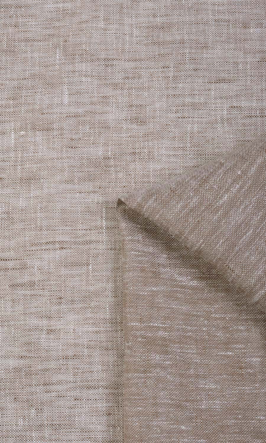 Linen Sheer Home Textile Fabric Material By the Yard (Brown)