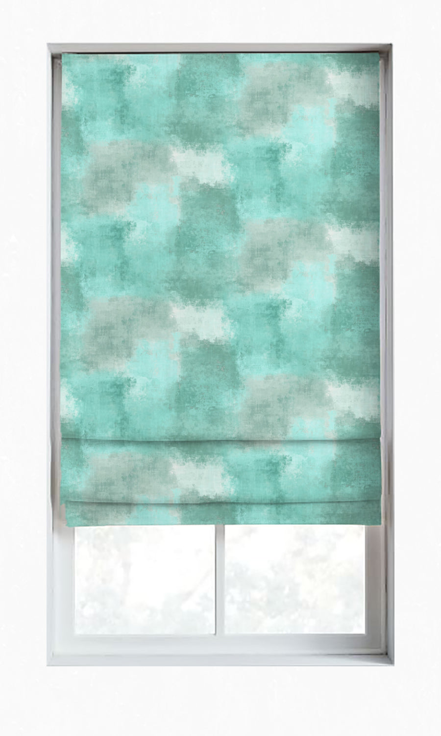 Dimout Window Treatments Fabric By the Yard (Turquoise Blue)