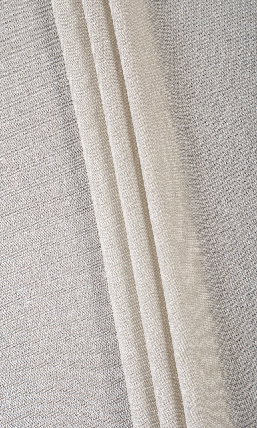 Plain Sheer Home Textile Fabric Material Sample (Gre-ige)
