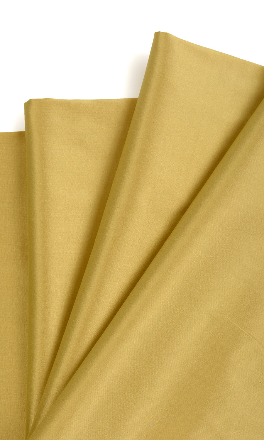 Shantung Silk Home Textile Fabric Material By the Yard (Ochre/ Mustard Yellow)