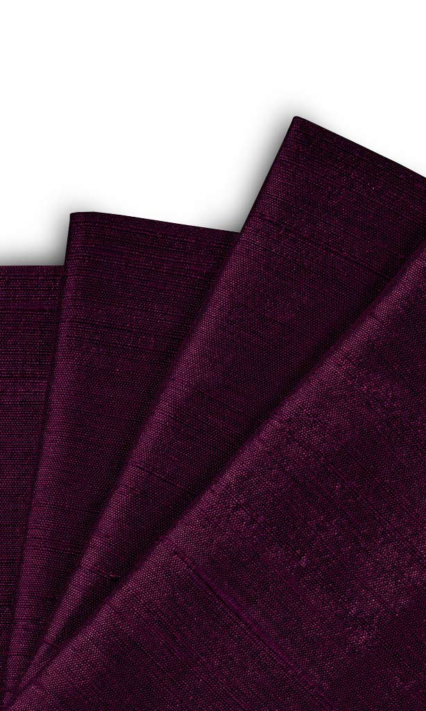 Dupioni Silk Window Treatments Fabric Sample (Purple/ Plum)