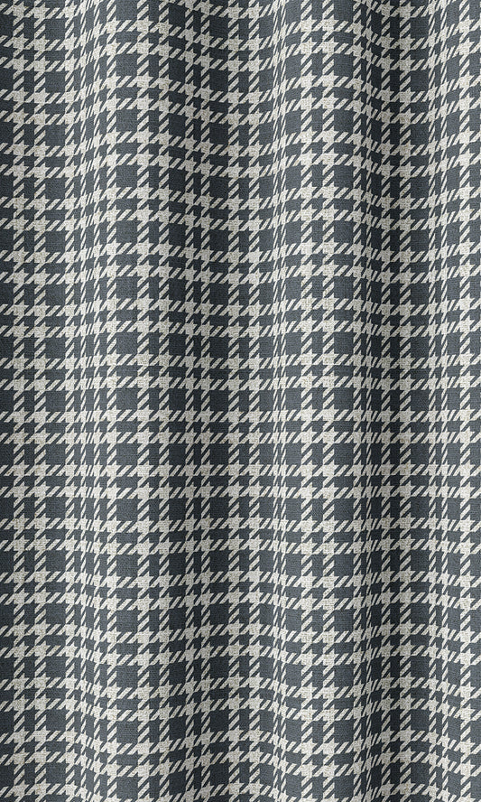 Check Patterned Blinds (Slate Grey)