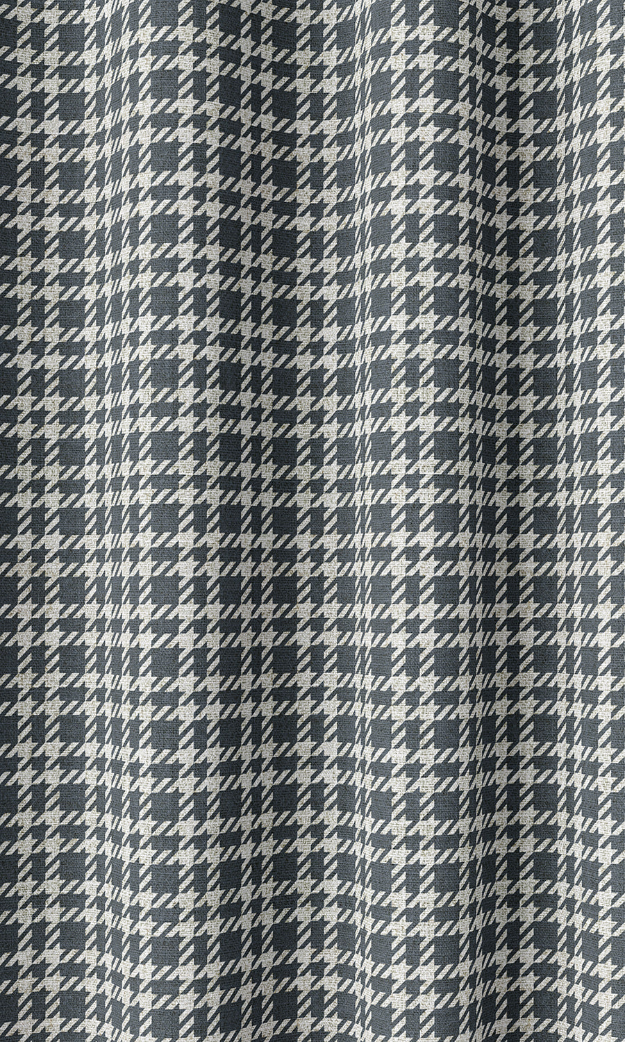 Check Patterned Home Décor Fabric By the Metre (Slate Grey)