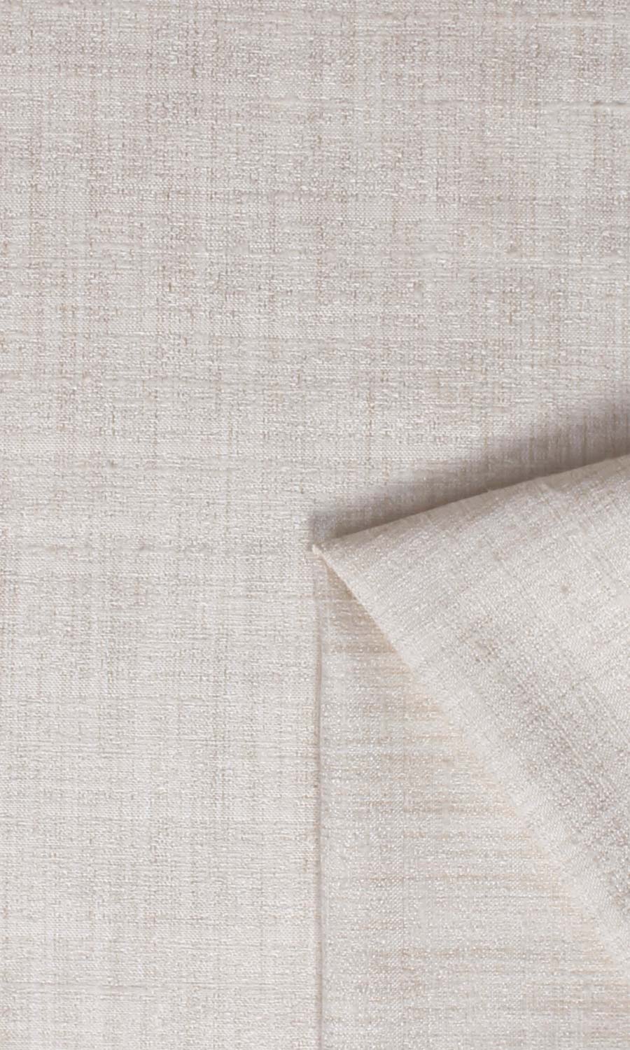 Textured Window Treatments Fabric By the Yard (Ivory/ Pale Beige)