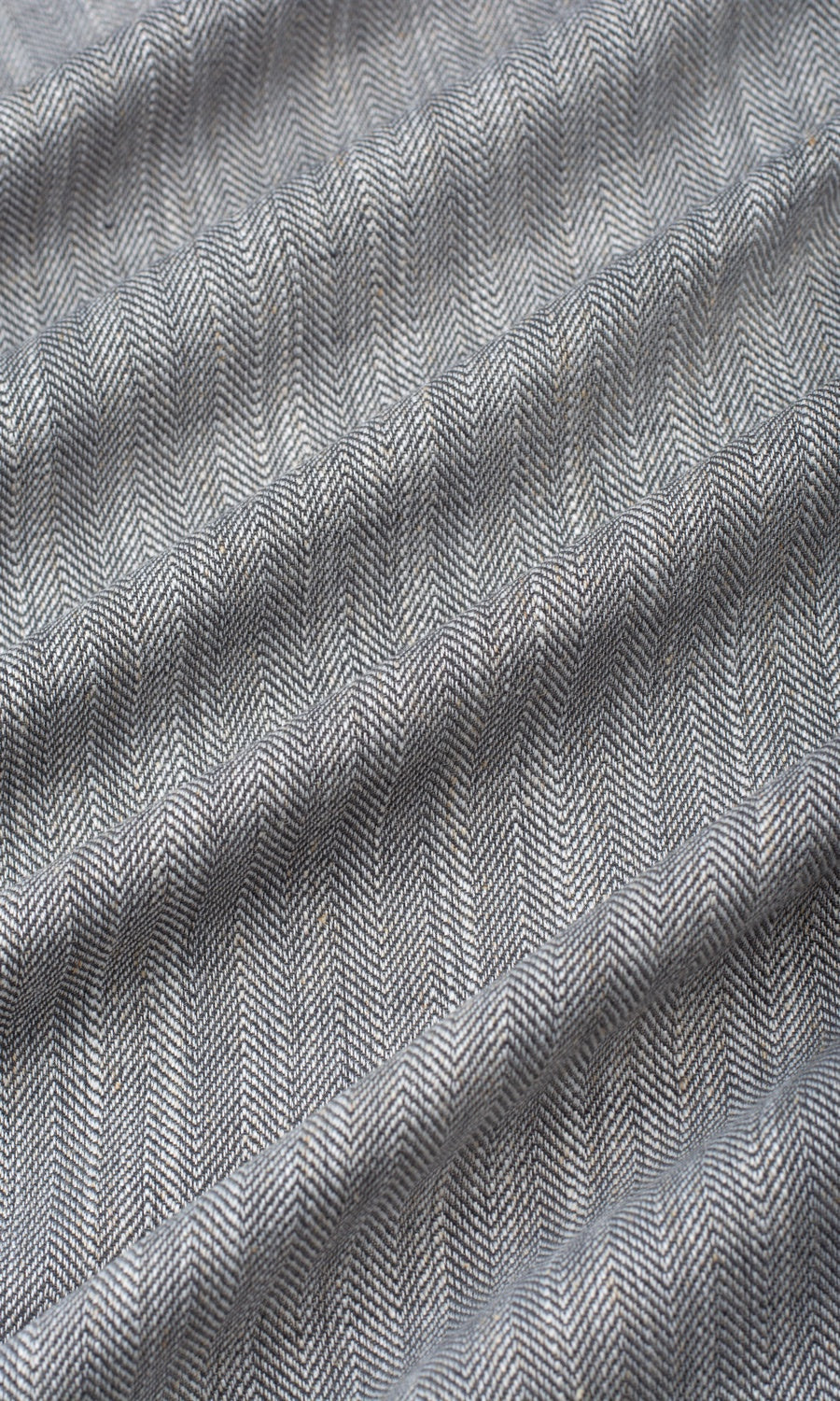 Textured Semi-Sheer Fabric Sample for Roman Blinds & Shades (Gray)