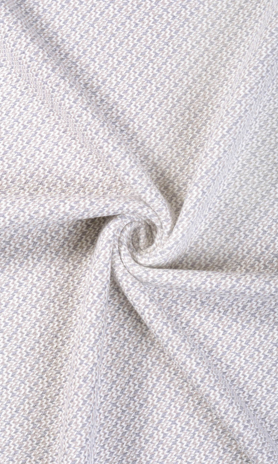 Textured Cotton Fabric Material By the Yard (Gray/ White)