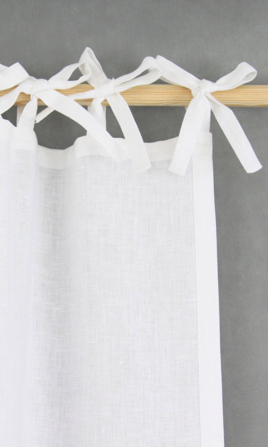 Pure Linen Blinds (White/ Ivory)