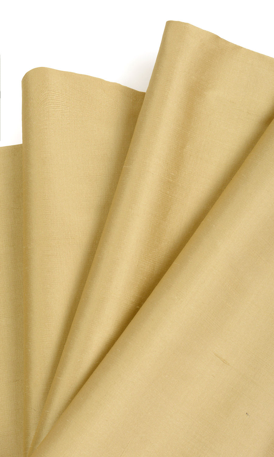 Shantung Silk Home Textile Fabric Material By the Yard (Mustard Yellow)