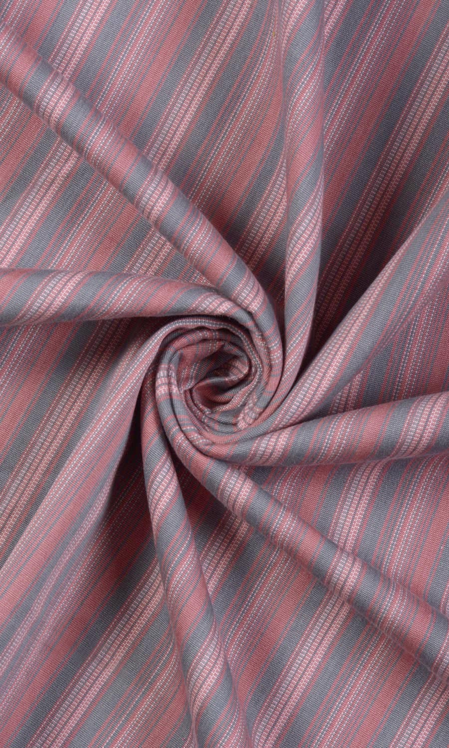 Cotton Fabric Material By the Yard (Pink/ Grey)