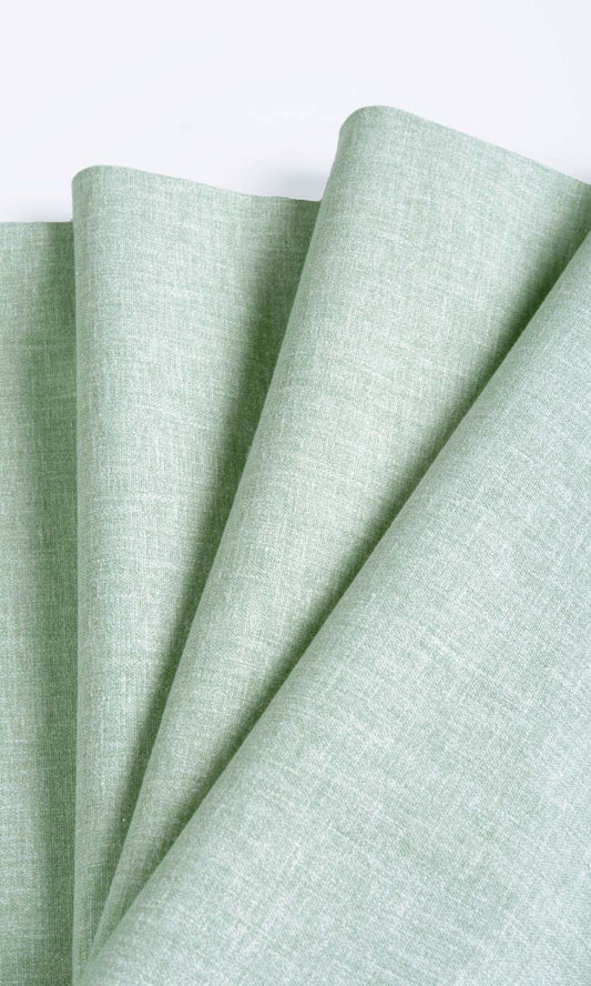 Poly-Cotton Blend Home Décor Fabric By the Yard (Mint Blue/ Green)
