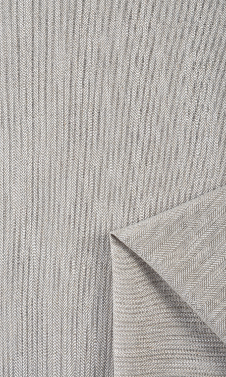 Textured Linen Blend Home Textile Fabric Material Sample (Warm Gray-Brown)
