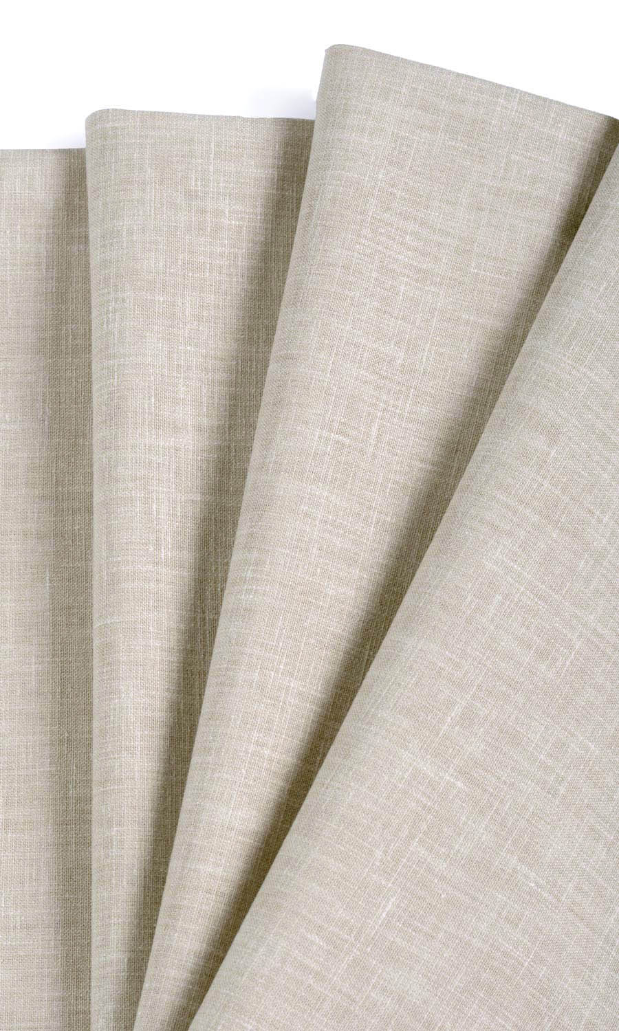 Poly-Cotton Blend Window Treatments Fabric By the Yard (Pale Grey-Beige)