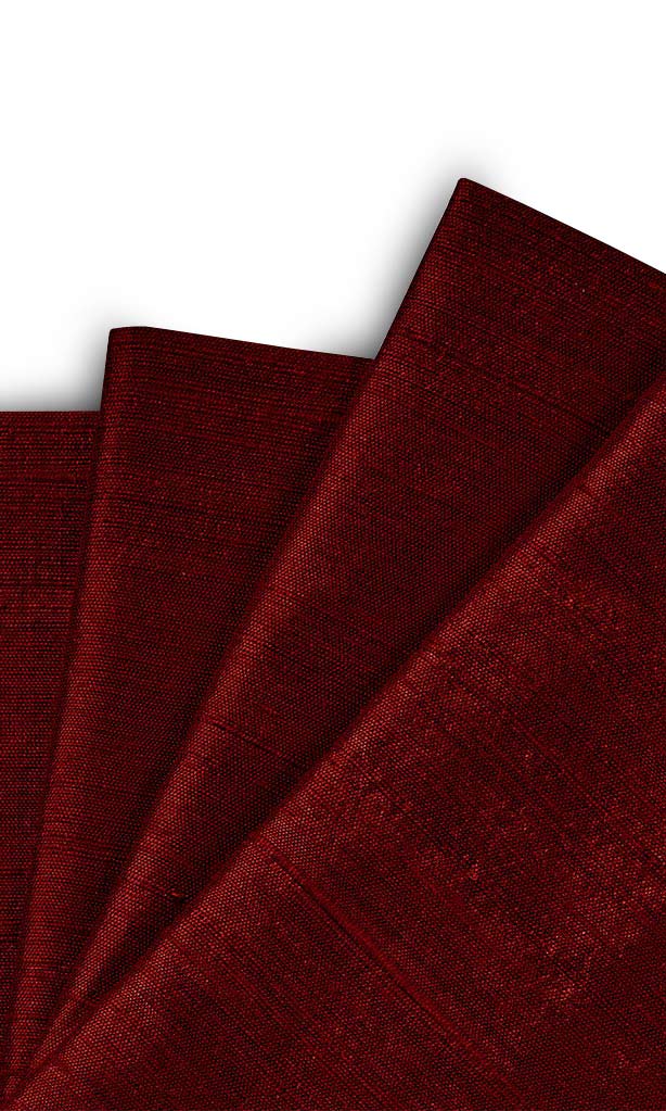 Dupioni Silk Window Treatments Fabric By the Yard (Maroon/ Burgundy Red)