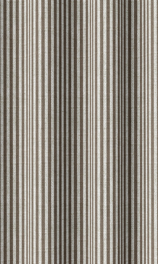 Modern Striped Print Blinds (Cedar Brown)