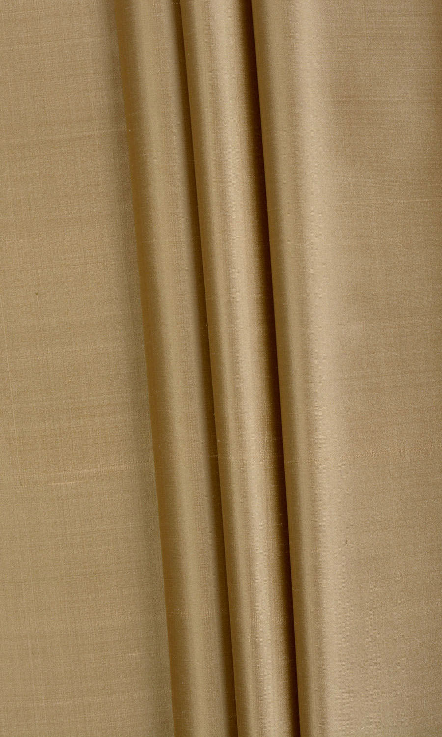 Shantung Silk Fabric By the Yard for Curtains & Drapes (Golden Beige/ Ochre Yellow)