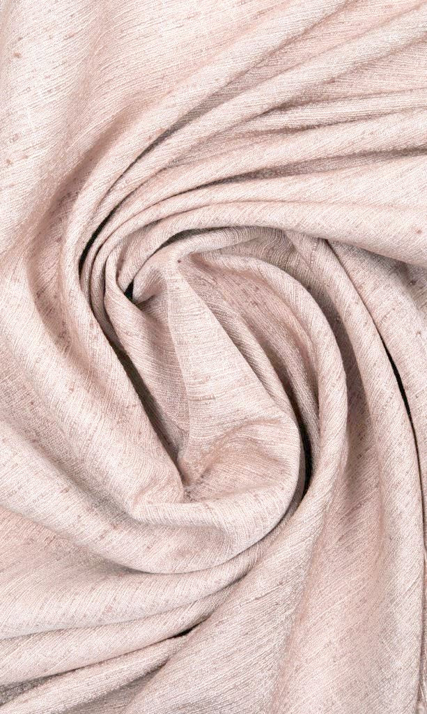 Silk Blend Home Décor Fabric By the Yard (Pastel Pink)