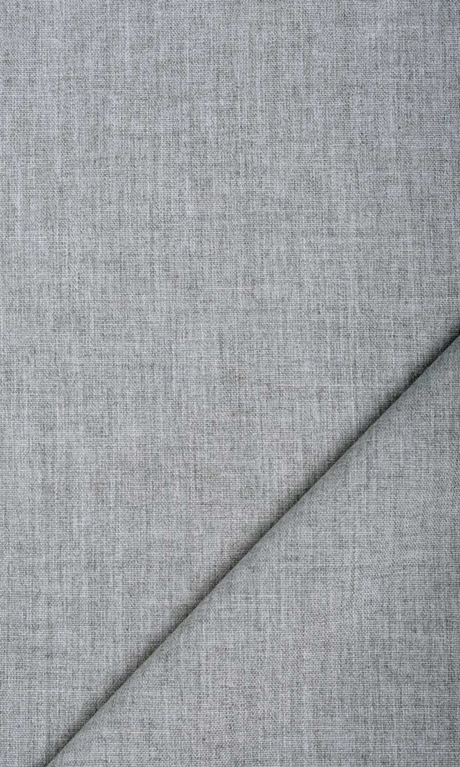 Plain Linen Texture Home Textile Fabric Material By the Yard (Steel Grey)