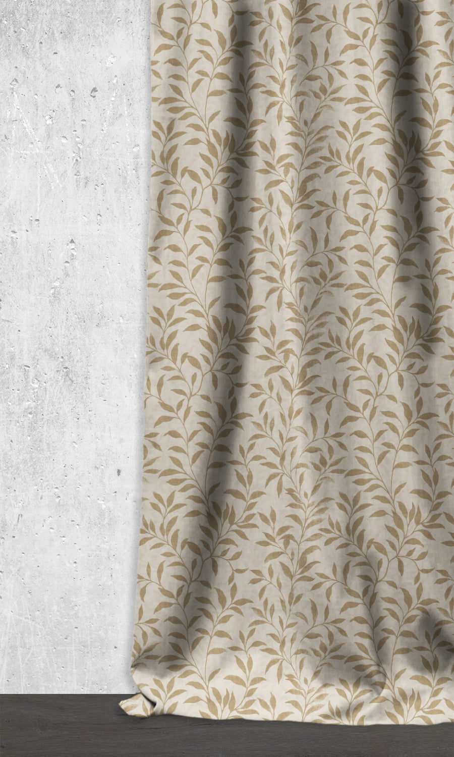 Dimout Floral Home Décor Fabric By the Yard Cream/ Beige)