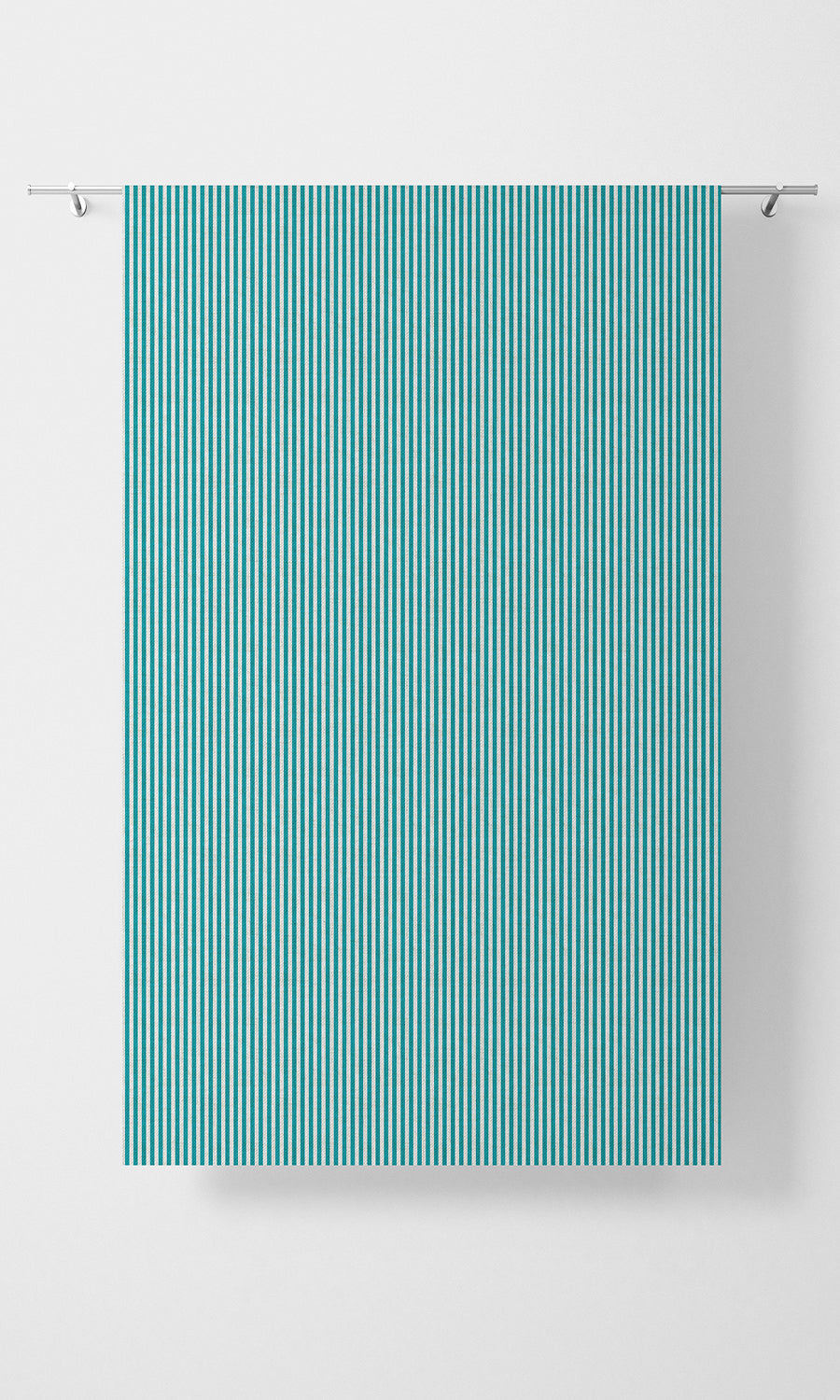 Striped Print Fabric Material By the Yard (Pacific Blue)