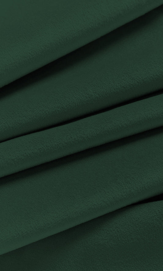 Velvet Home Décor Fabric By the Yard (Emerald Green)