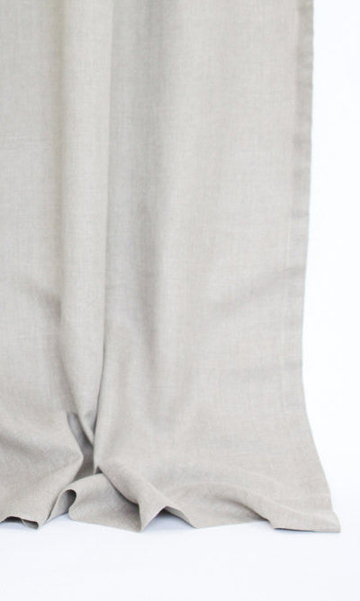 Pure Linen Fabric Material By the Metre (Brown)