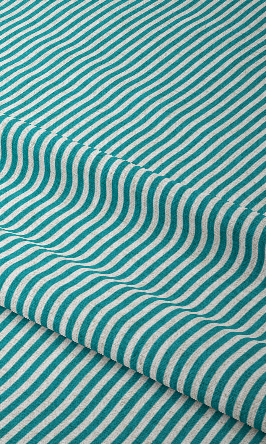 Striped Print Home Textile Fabric Material By the Yard (Pacific Blue)