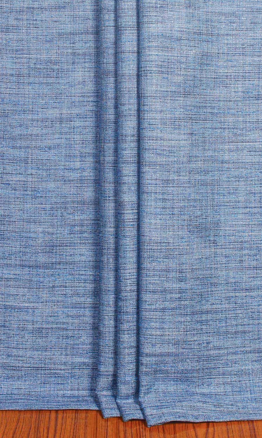 Textured Window Treatments Fabric By the Yard (Denim Blue)