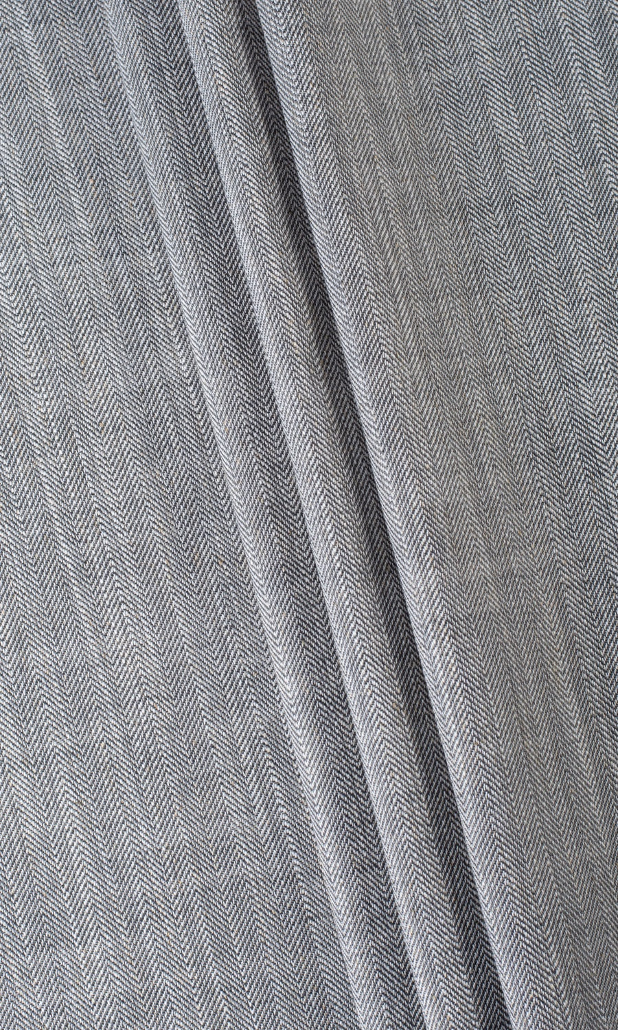 Textured Semi-Sheer Free Fabric Material Sample (Gray)