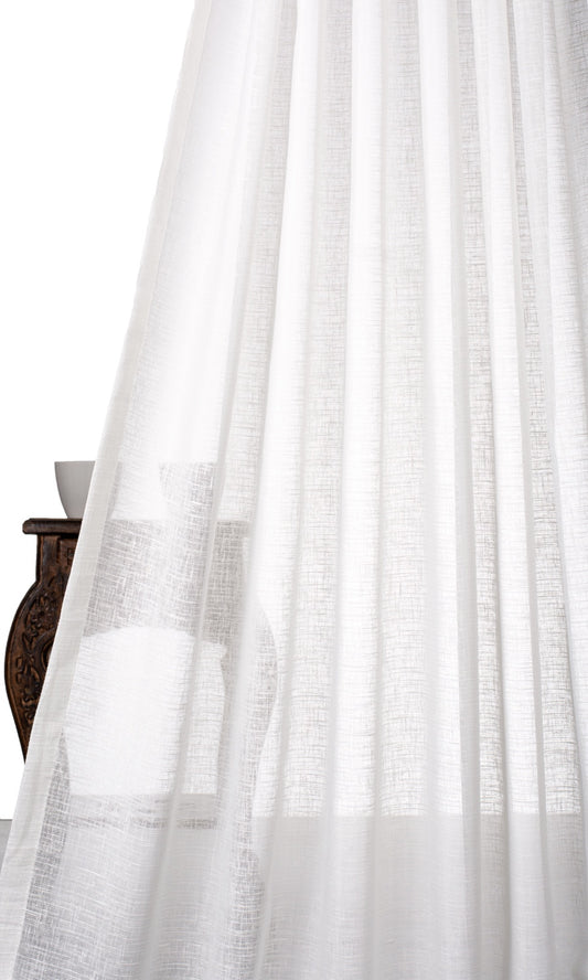 Textured Solid Cotton Blinds (Turquoise Blue)