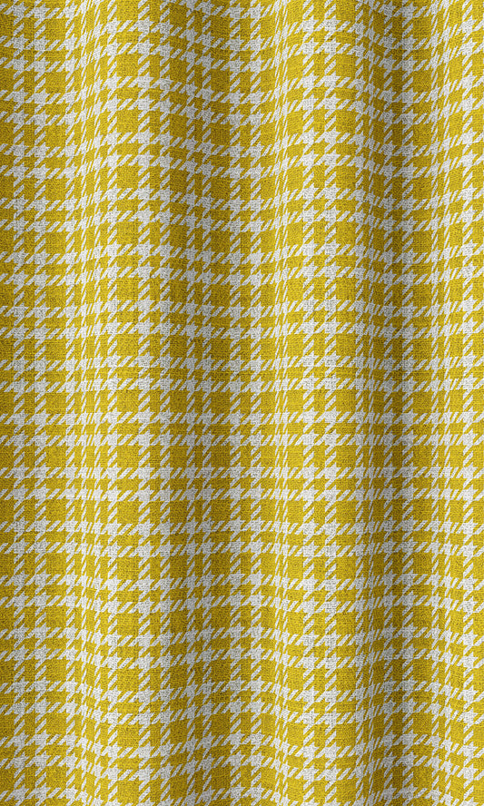 Check Patterned Blinds (Yellow)