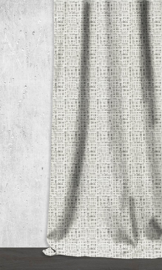 Abstract Print Blinds (White/ Pewter Grey)