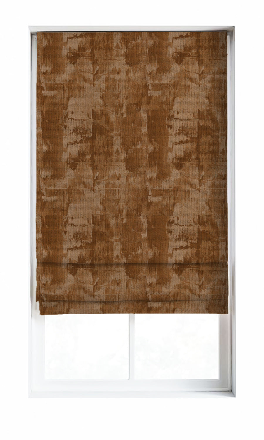 Watercolor Effect Striped Home Décor Fabric By the Metre (Brown)