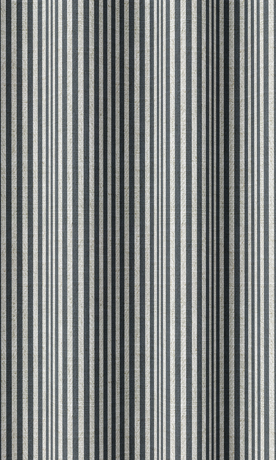Striped Home Décor Fabric By the Yard (Slate Grey)