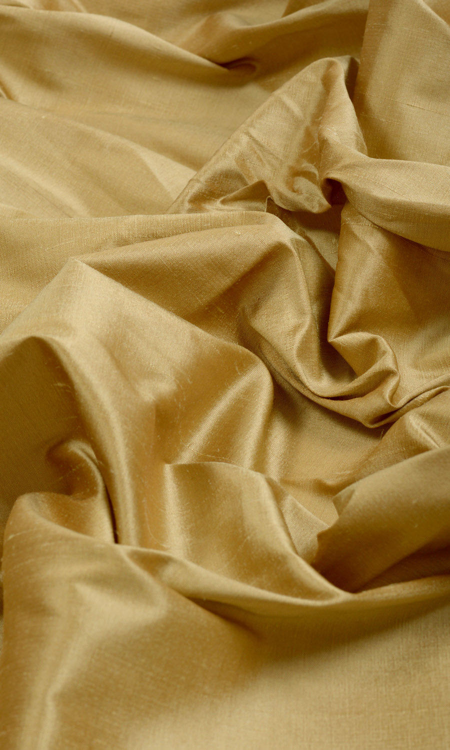 Shantung Silk Fabric Material By the Yard (Biscotti Yellow)