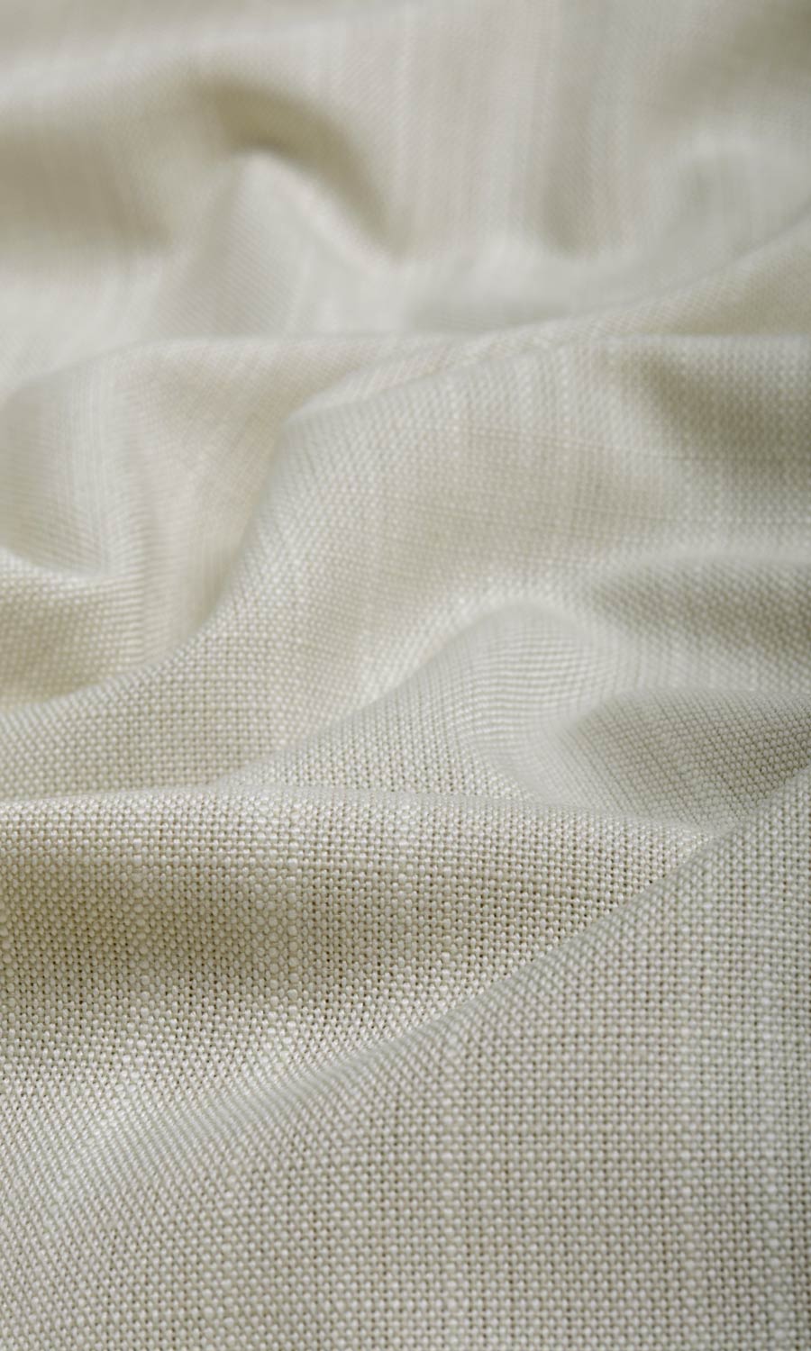 Plain Linen Texture Fabric By the Yard for Curtains & Drapes (Pale Grey)