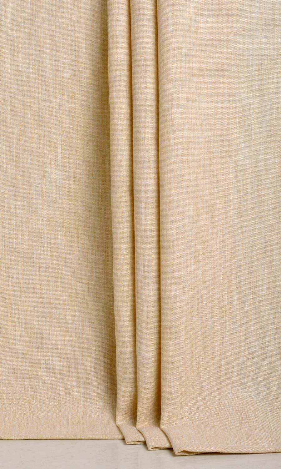 Plain Linen Texture Home Textile Fabric Material By the Yard (Yellow Beige)