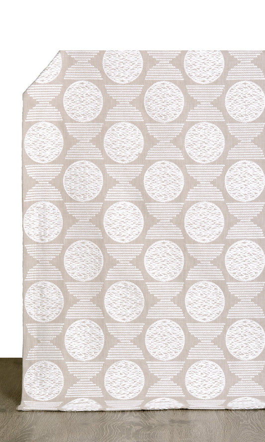Geometric Patterned Shades (Oatmeal Beige)